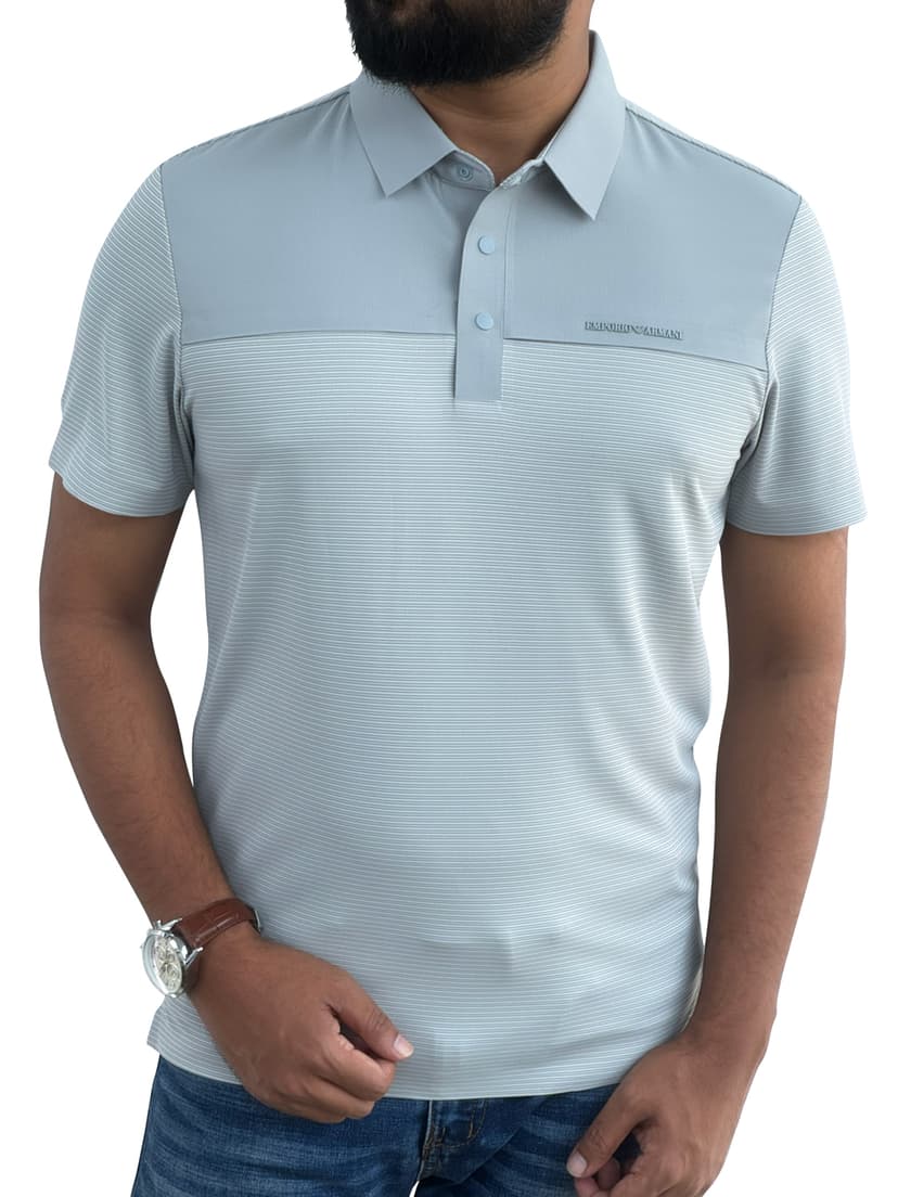 Elegant Texture Cotton Polo