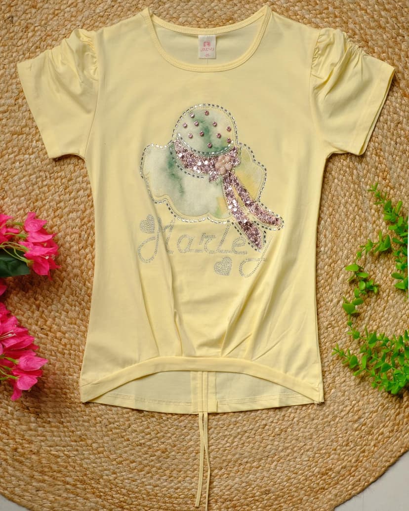 Girls’ Sequin Hat Graphic T-Shirt 